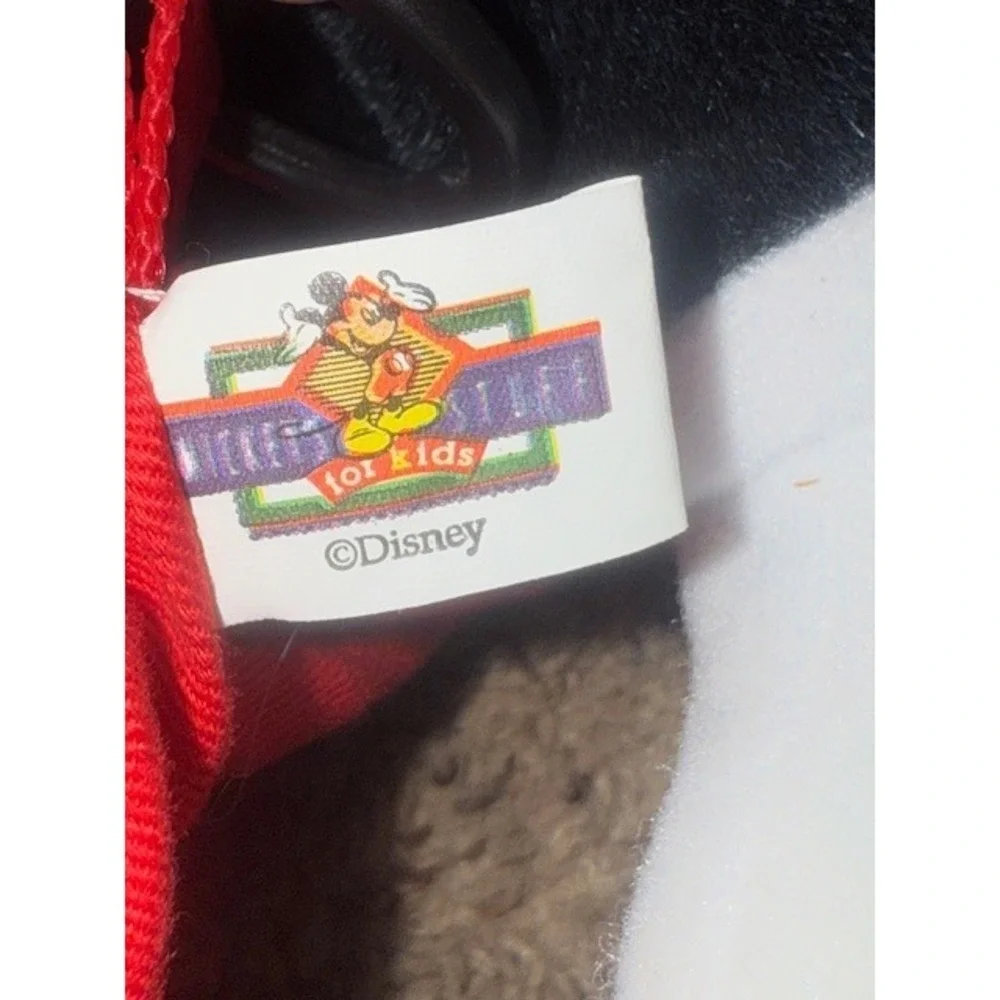 Vintage Disney Mickey Mouse Plush Safety Harness Backpack Red